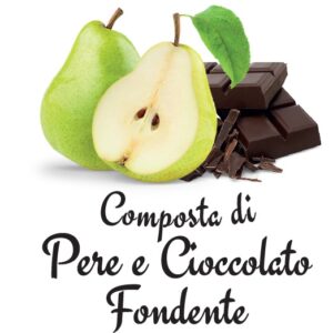 composta di pere e cioccolato