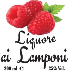 Liquore di Lamponi 200ml 25%Vol.