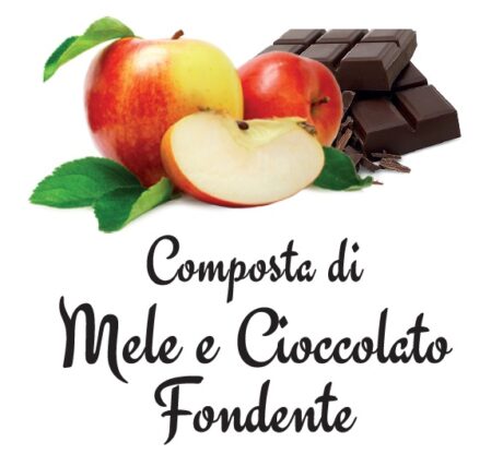 composta di mele e cioccolato